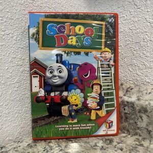 School Days (2009 DVD) Hit Ent. Barney Thomas Bob The Builder Fireman Sam Kipper